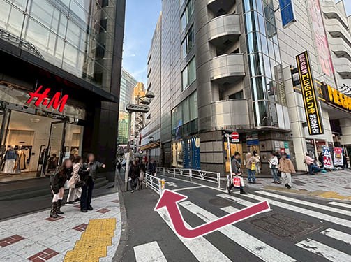 副都心線・半蔵門・東急田園都市線渋谷駅から当院まで4