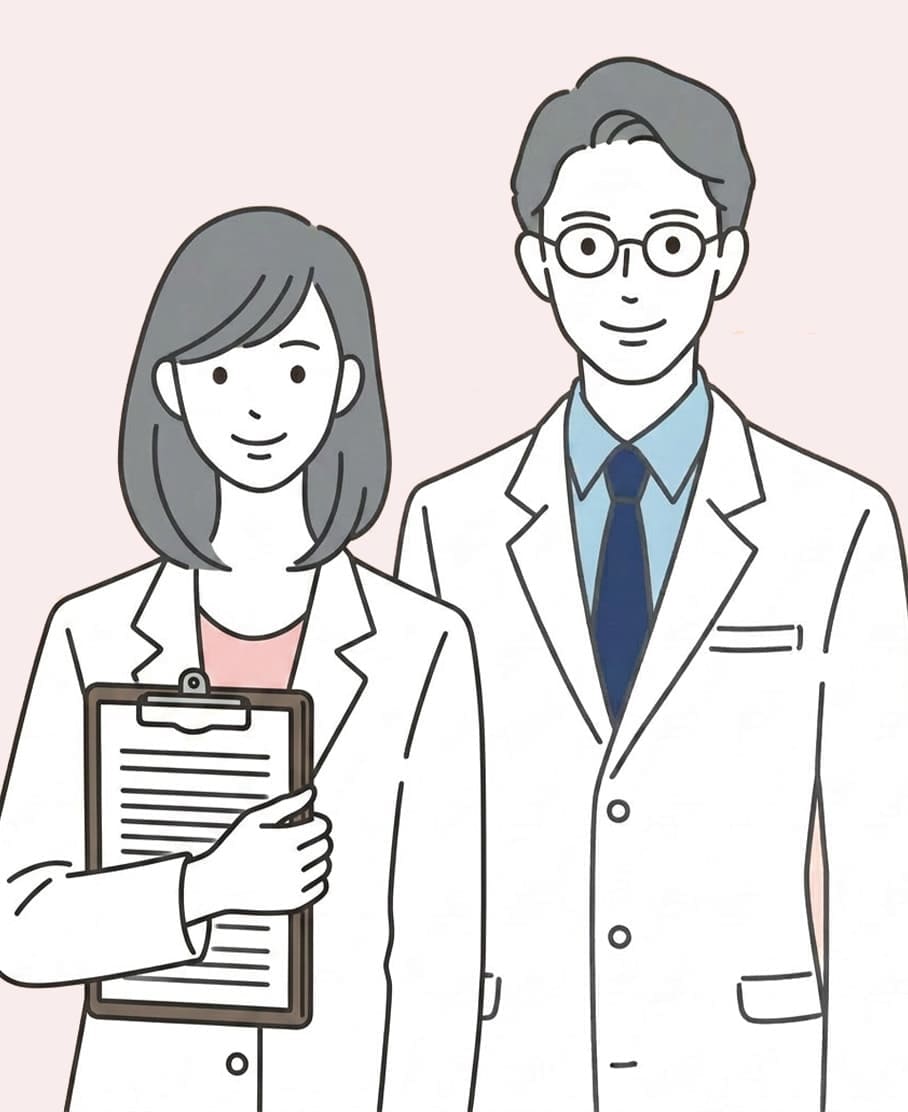 当院は女性医師・男性医師ともに在籍しております