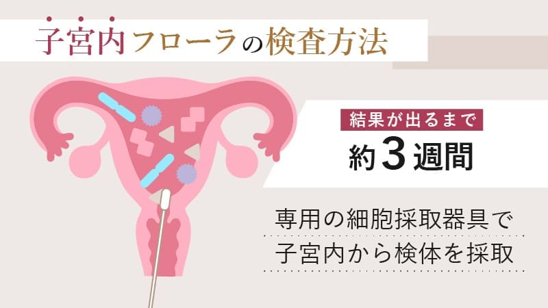 子宮内フローラ検査の方法